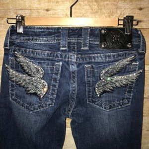 MISS ME WING JEANS 26 BOOT